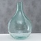 Boltze Ballonvase Recyclingglas hellblau H 43