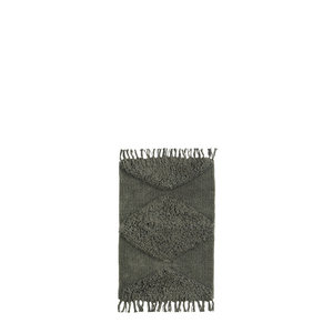 Madam Stoltz Tufted cotton bath mat Ivy