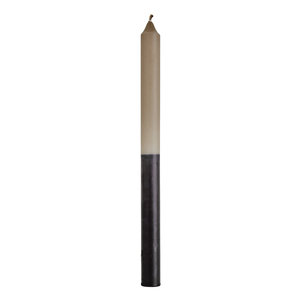 Madam Stoltz Two tone candle light Taupe, black