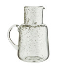 Madam Stoltz Glass Jug Bubbles Clear