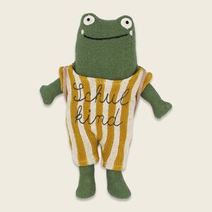 Ava&Yves Frosch Schulkind grün mit Schultasche