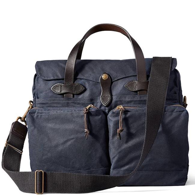 filson navy briefcase