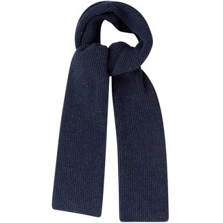 Mr. Crevan Donegal Wool Scarf Navy