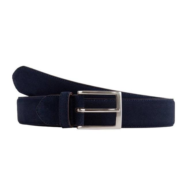Leyva Suede Belt Navy