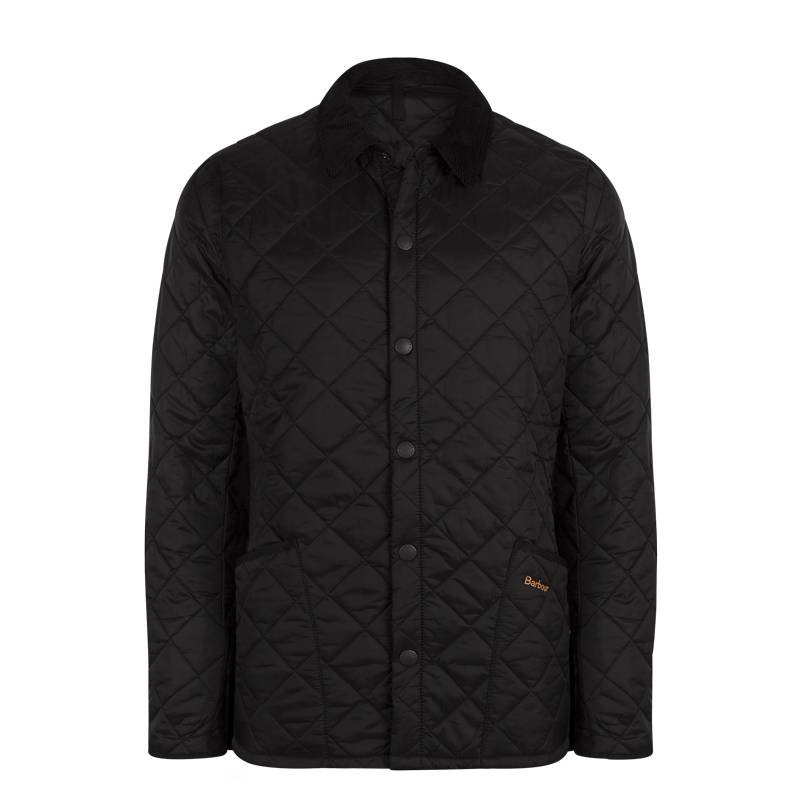 Barbour Heritage Liddesdale Quilt Jacket Black - Quality Shop
