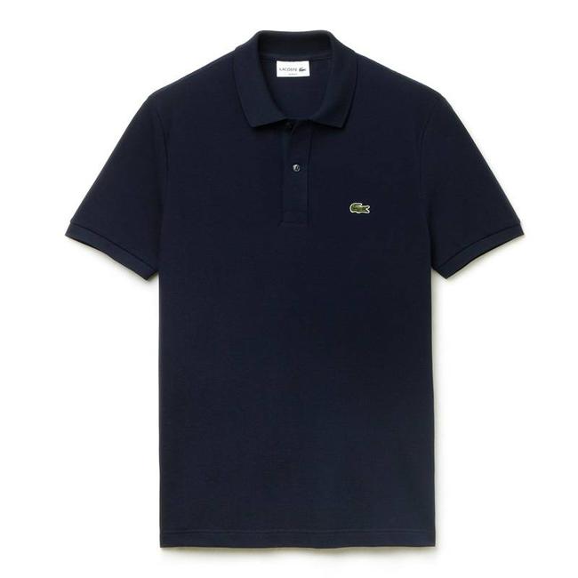 navy blue lacoste polo shirt