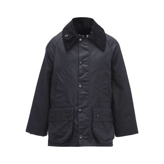 Barbour Bedale Wachsjacke Jungen Dunkelblau