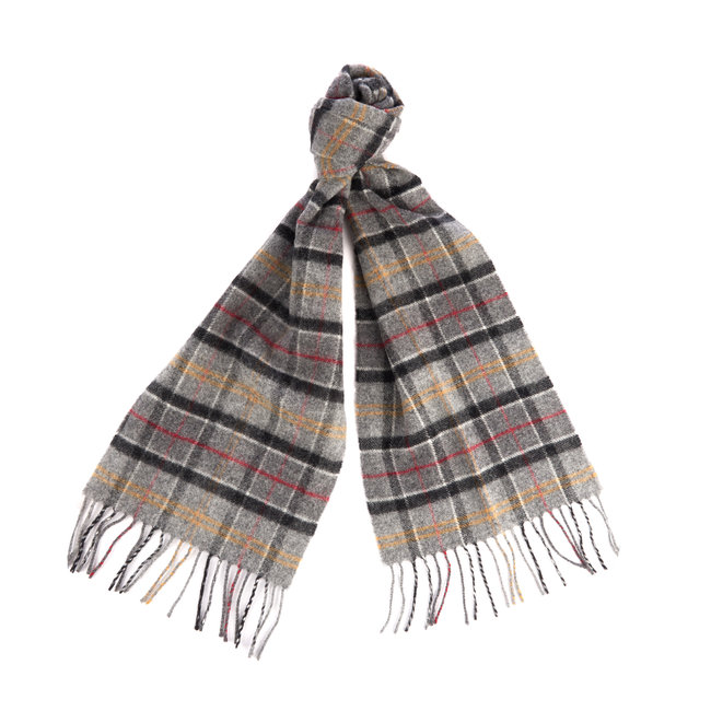 barbour tartan lambswool scarf