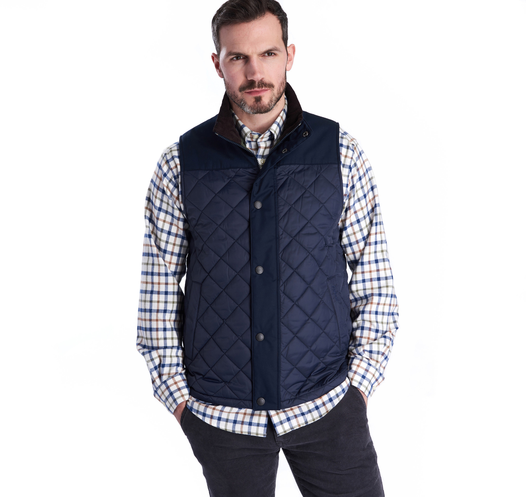 Barbour Falcon Gilet Navy - Quality Shop