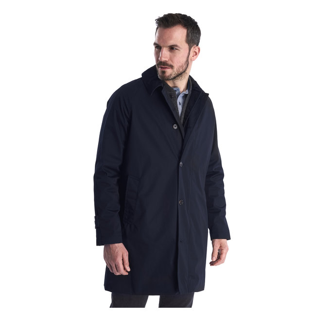 Barbour Maghill Raincoat Navy - Quality Shop