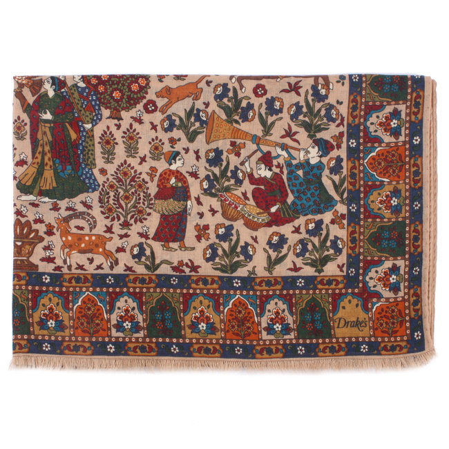 drakes mughal scarf