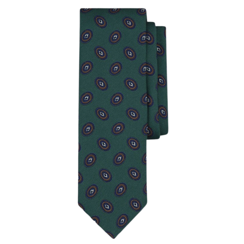 Drake\'s Seide Shop Medallion - Krawatte kaufen? Quality Grün
