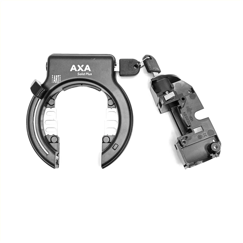 AXA Ringslot AXA Solid + met Bosch 2 accuslot ART 2 Zwart