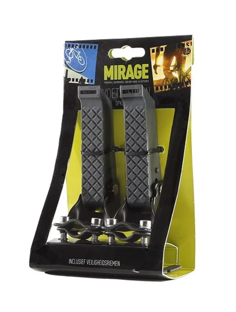 Mirage Voetsteunen Mirage met Rubber Riem - Achtervork