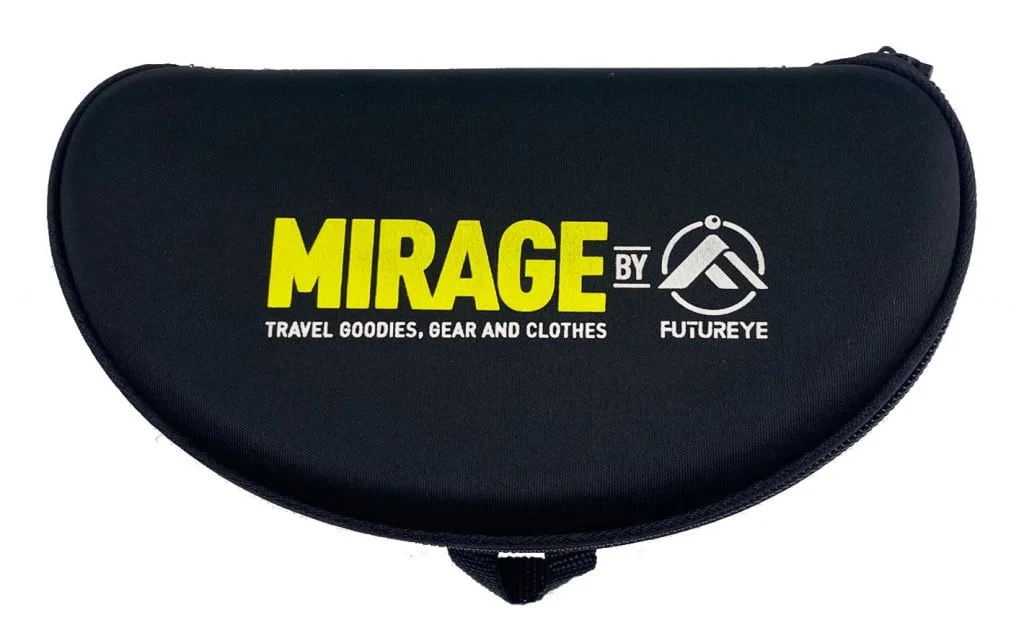Mirage zonnebrilkoker hard case zwart