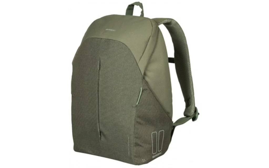 Basil Fietsrugzak voor 15,6inch laptop Basil B-Safe Commuter - 18 liter - olive groen