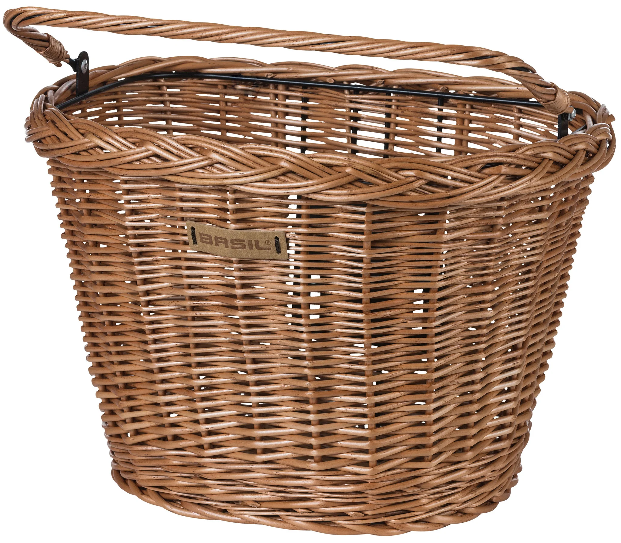 Basil Fietsmand Basil Bremen Wicker KF - naturel