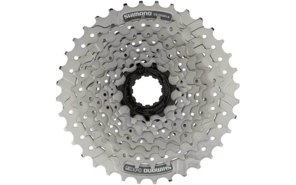 Shimano cassette CS HG201 9S 11 32T zilver