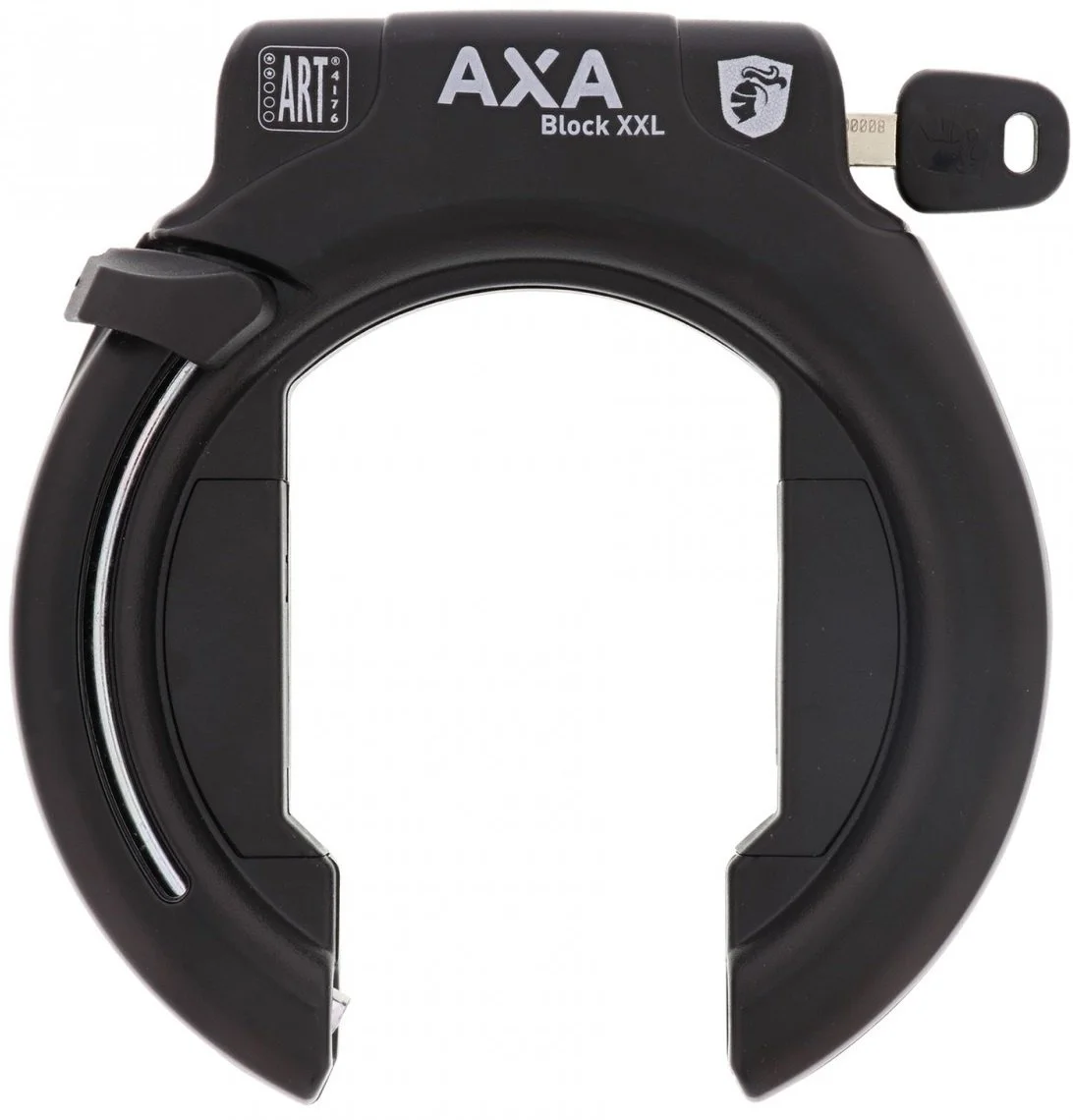 AXA ringslot Block XXL in blisterverpakking zwart