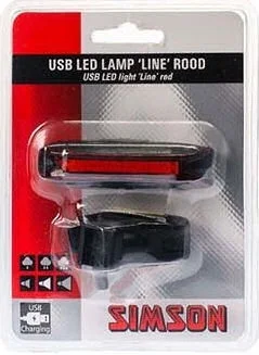 Simson Simson USB LED lamp ''Line'' 20 LED's 3 Lux - rood