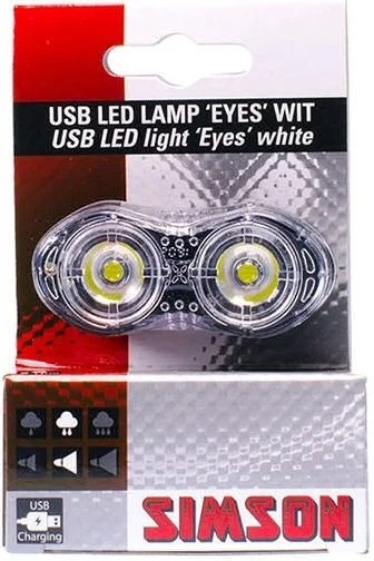Simson Simson USB LED-lamp 'Eyes' - Wit