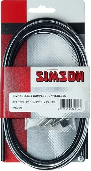 Simson remkabel uni cpl zwart