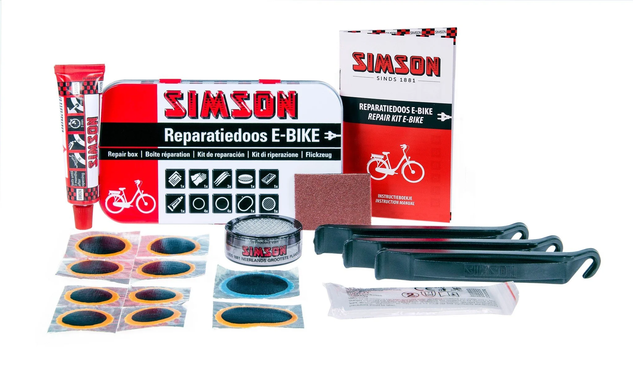 Simson set e-bike bandreparatieset