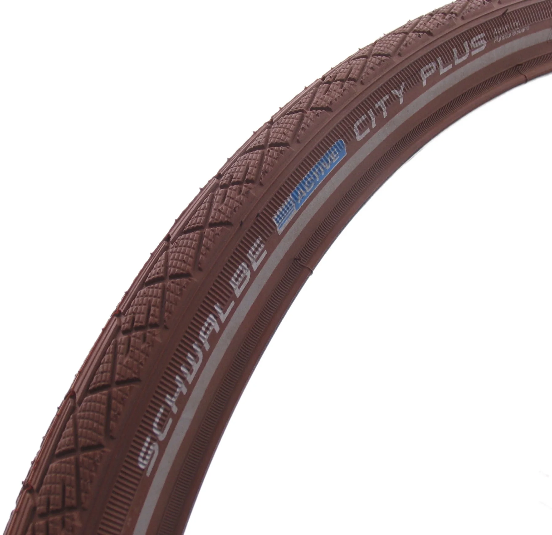 Schwalbe Buitenband Schwalbe City Plus PunctureGuard 28 x 1.50-40-622 mm bruin met reflectie