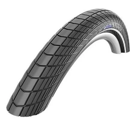 Buitenband 20X200 Schwalbe 50-406 reflectie Big Apple Rg Zwart