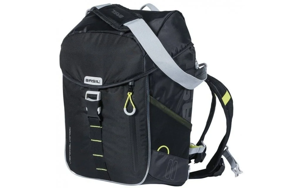 Basil Fietsrugzak Basil Miles Daypack Nordlicht - 17 Liter - Zwart