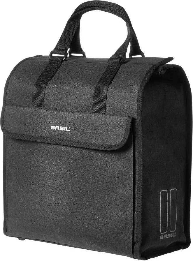 Basil Basil Mira fietsshopper 18 liter - Black