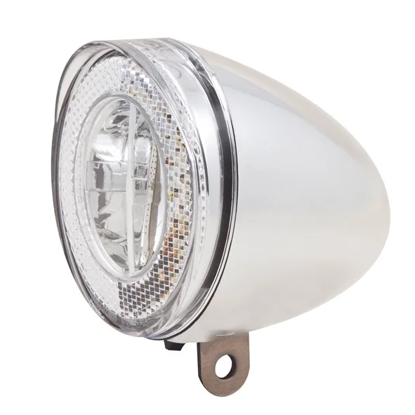 Spanninga Koplamp Spanninga Swingo XDO LED met reflector en dynamo-aansluiting - chroom