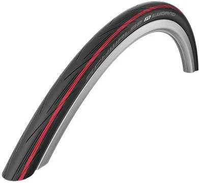 Schwalbe Lugano K-Guard Folding Clincher Tyre 700 x 25C Red