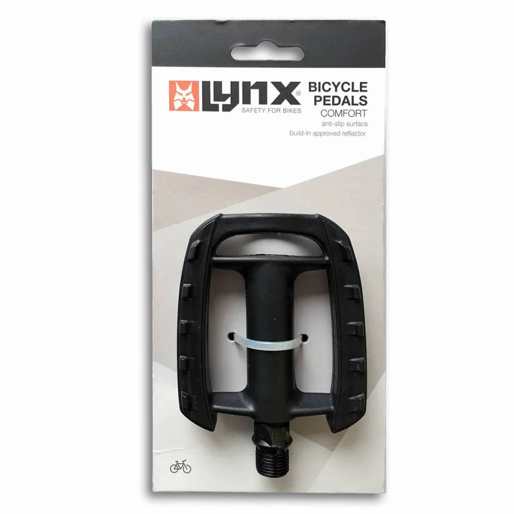 Lynx platformpedalen ATB 9-16 inch zwart per set