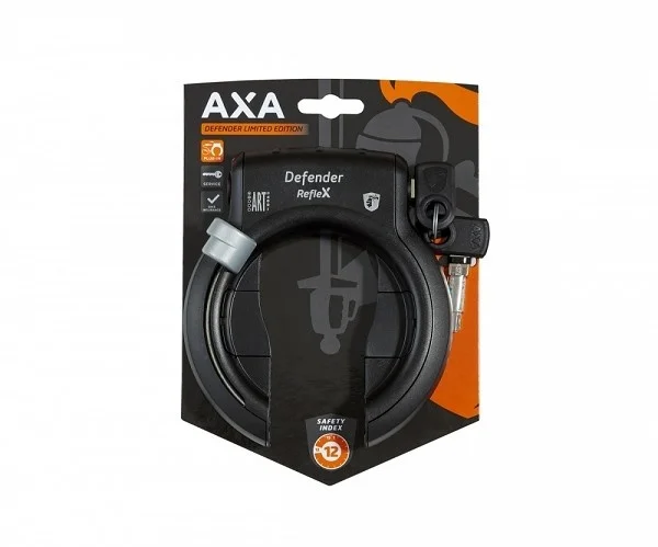 AXA Ringslot AXA Defender Limited Edition - Mat Zwart Reflex