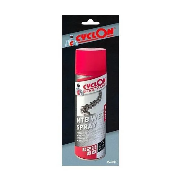 Cyclon Cyclon MTB Wet Spray - Penetrerend Smeermiddel - 250ml