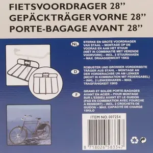 Fietsvoordrager - 28"