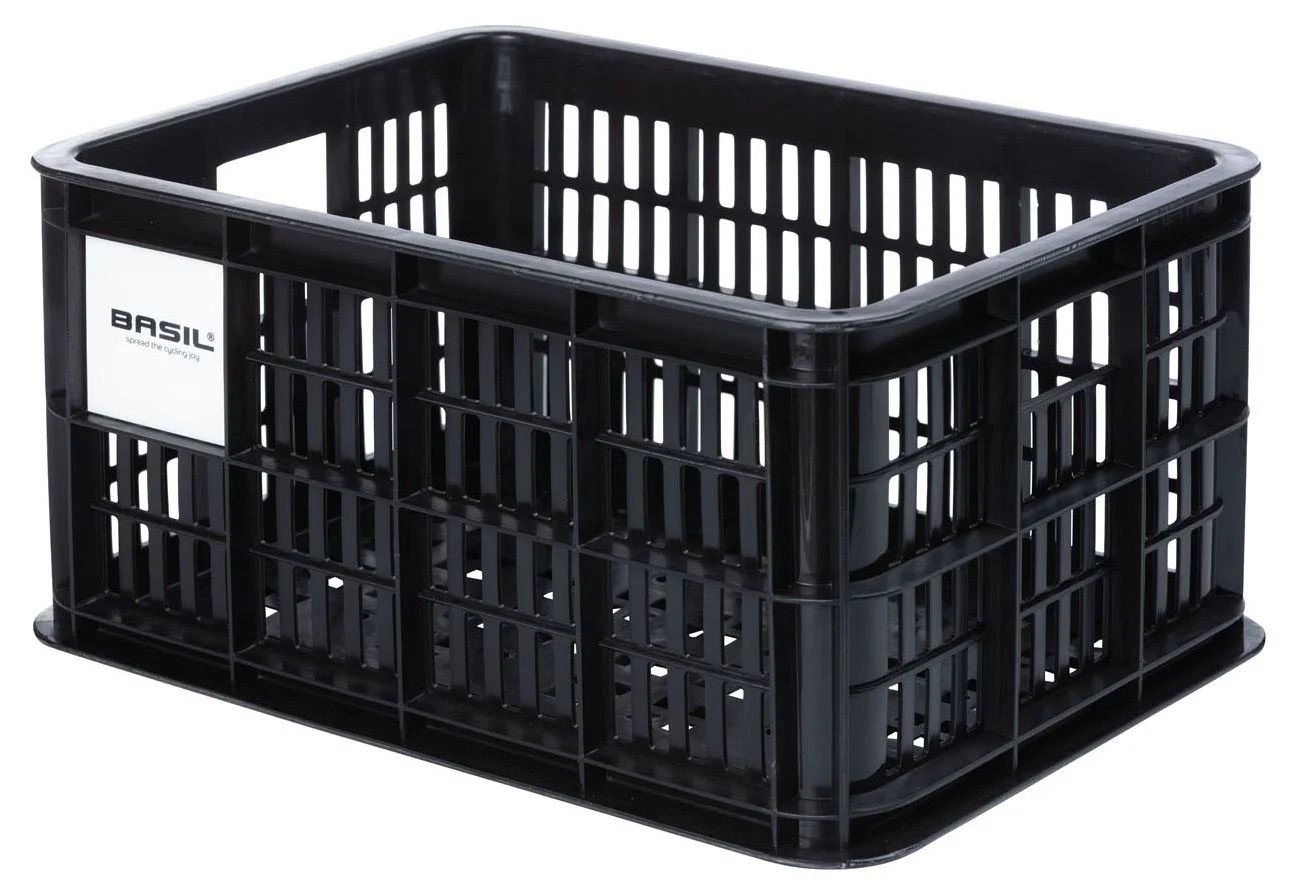 Basil Fietskrat Basil Crate Small 17,5 Liter - Zwart