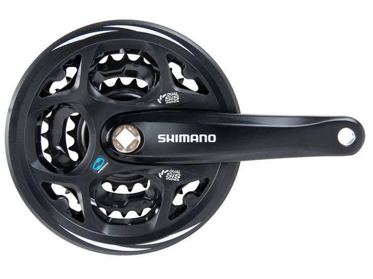 Shimano Crank Set Altus M311 7-8-SP. 170-42X32X22+CG KK Zwart