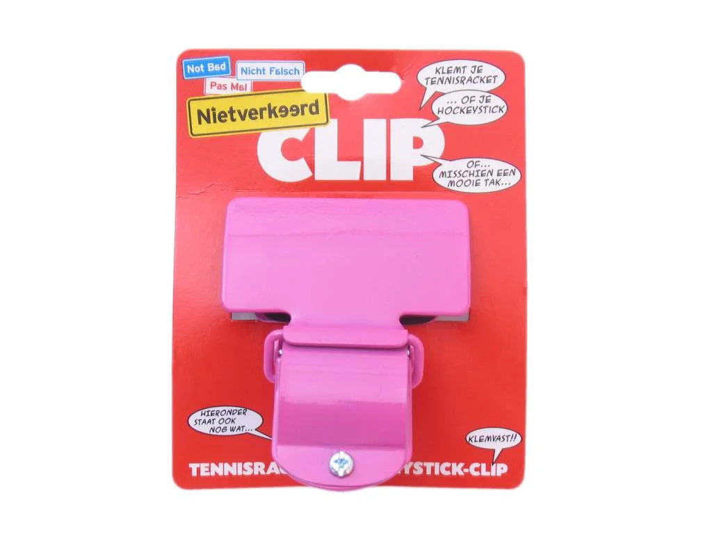 Nietverkeerd Hockey Tennis Clip Roze