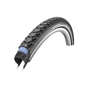 Schwalbe Buitenband Schwalbe Marathon Plus Tour SmartGuard 37-622 (28x3/8) - Zwart met Reflectie