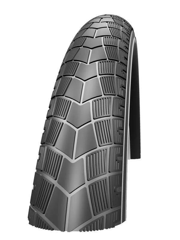 Buitenband 26X235 Schwalbe 60-559 reflectie Big Apple Rg Zwart