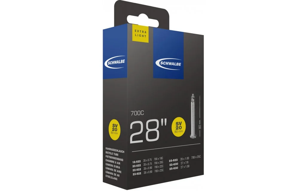 Schwalbe Binnenband Schwalbe SV20 Extra Light 28