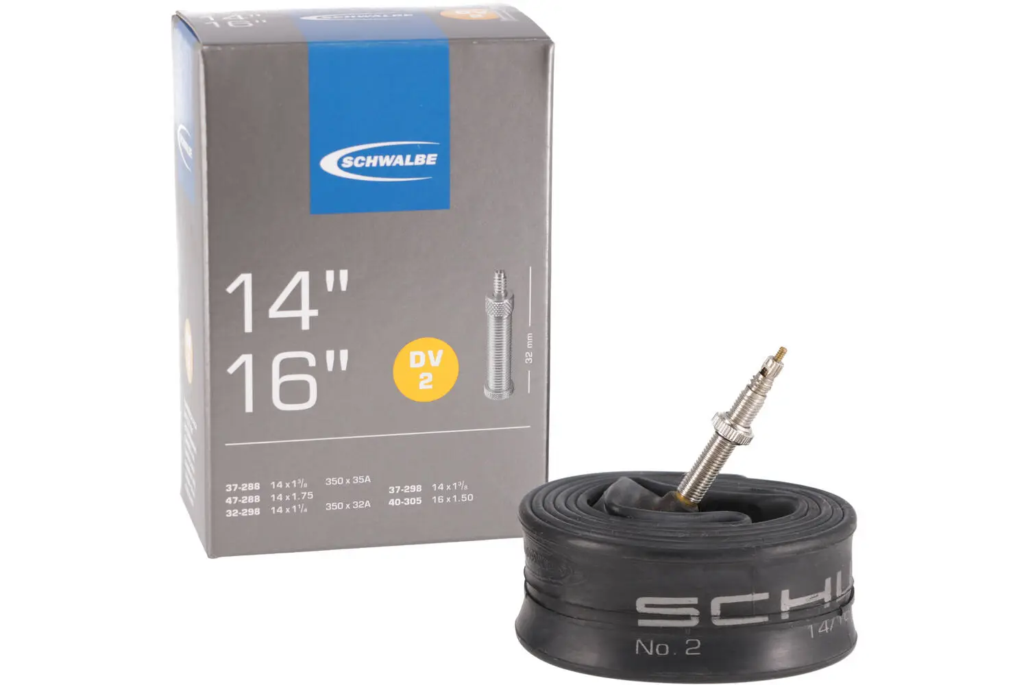 Binnenband 14X11-4-13-8 Schwalbe Dunlop Ventiel (32) Dv2