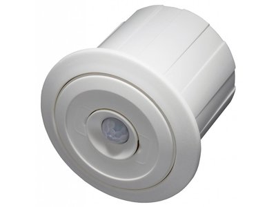 ecos 230V Präsenzmelder PM/230V/5 mit fester Nachlaufzeit 10 Min, OHNE Lichtmessung, für Höhen bis 5 Meter