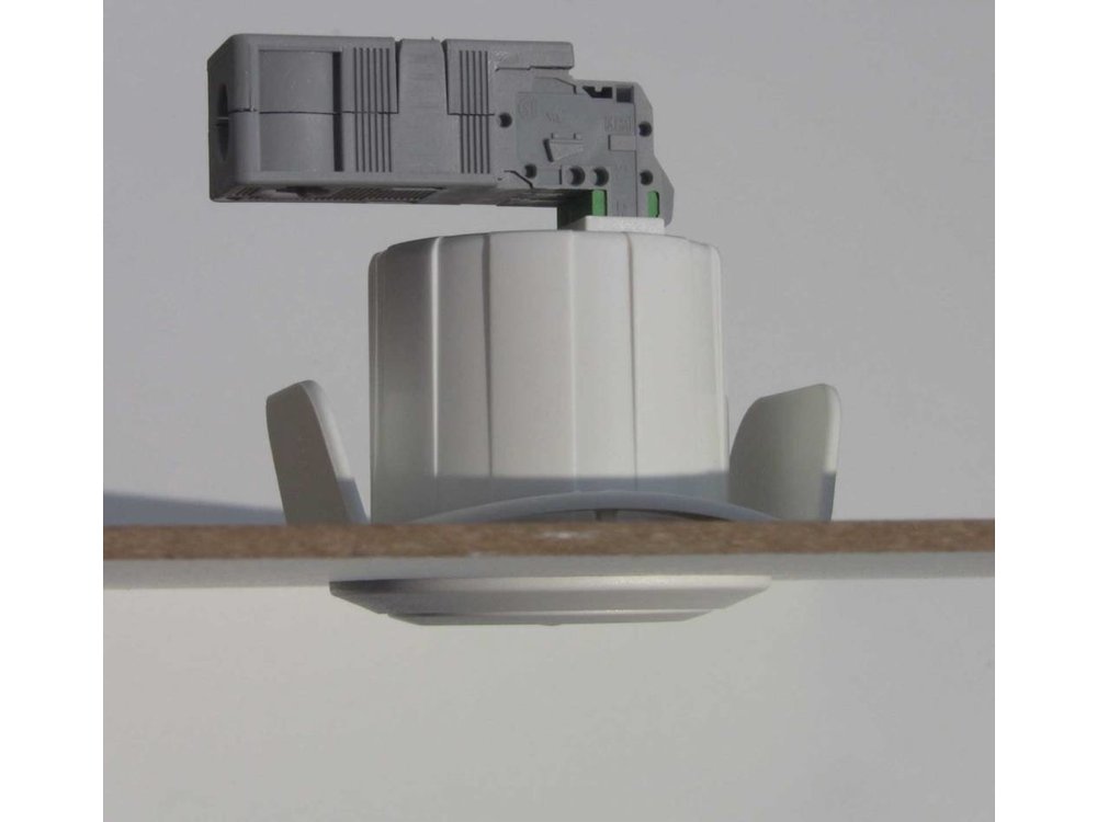 ecos 230V Präsenzmelder PM/230V/5L mit einstellbarer Lichtschwelle und einstellbarer Nachlaufzeit, für Höhen bis 5 Meter