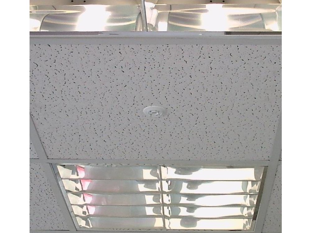 ecos 230V Präsenzmelder PM/230V/5L mit einstellbarer Lichtschwelle und einstellbarer Nachlaufzeit, für Höhen bis 5 Meter