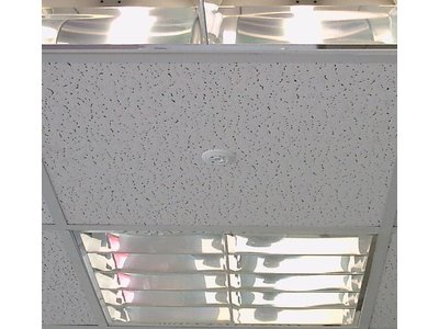 ecos 230V Präsenzmelder PM/230V/5L mit einstellbarer Lichtschwelle und einstellbarer Nachlaufzeit, für Höhen bis 5 Meter