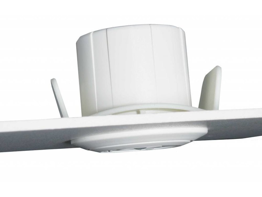 ecos 24V Präsenzmelder PM/24V/5T MASTER mit einstellbarer Nachlaufzeit, OHNE Lichtmessung, für Höhen bis 5 Meter