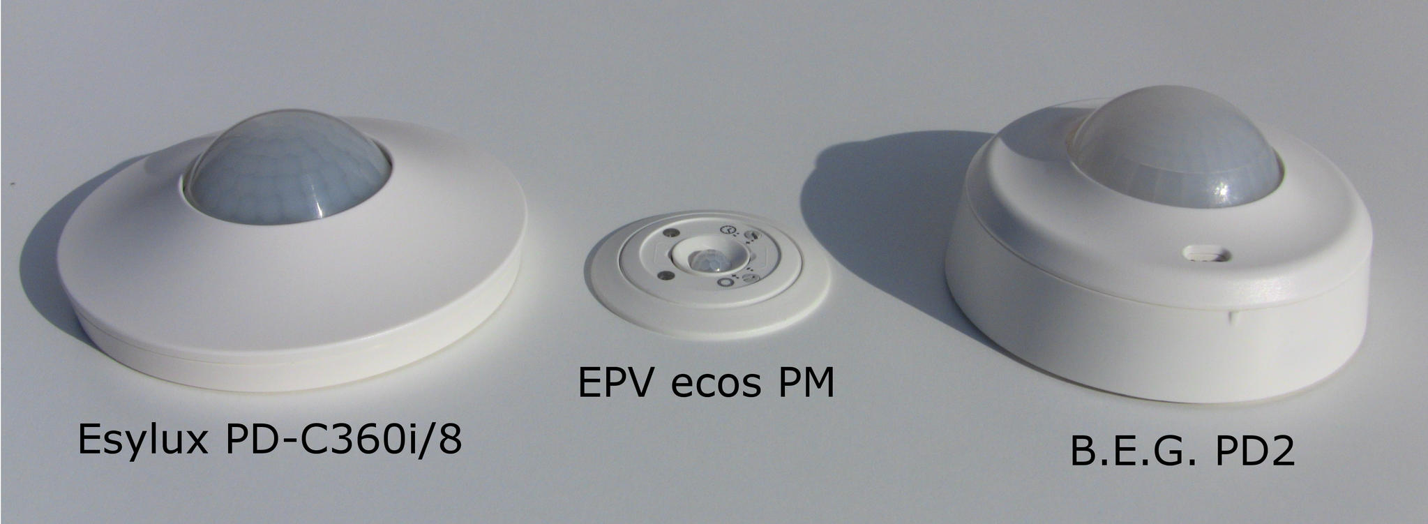 Comparison Esylux / Ecos / BEG